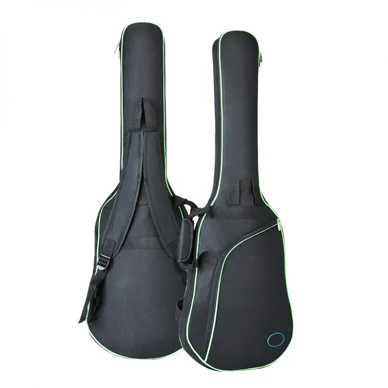 Oxford Fabric Electric Guitar Case Colorful Edge Gig Bag Double Straps Pad 8mm Cotton Thickening Soft Cover