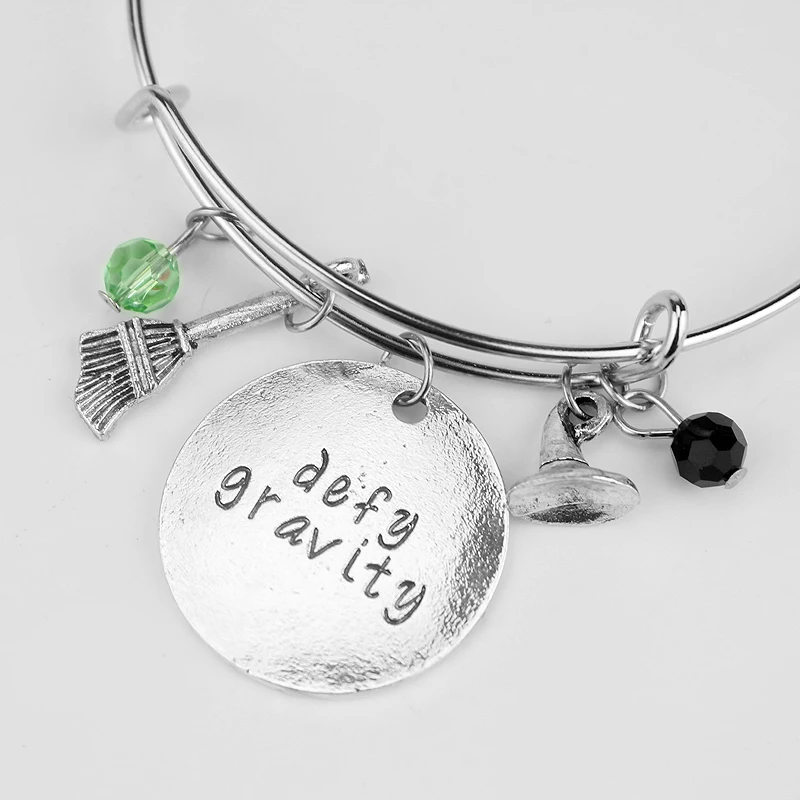 Wicked the Musical Inspired Crystal Bangle Bracelet \