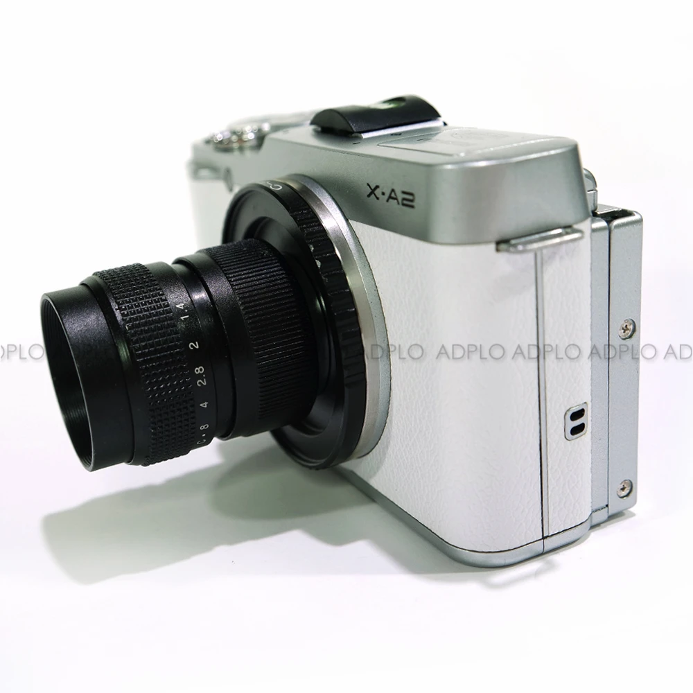 Pixco 25mm F1.4-C Televisie TV Lens Pak voor C Mount Camera in Zwart