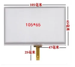 105*65 new 4.3 inch resistive touchscreen hsd043i9w1-a00