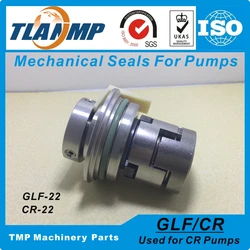 GLF-22 , JMK-22 Gleit ring dichtungen für cr32/cr45/cr64/cr90 mehrstufige Pumpen | Welle 22mm Kartuschen dichtungen (hqqv/hqqe/huuv/cr/cri/crn22)