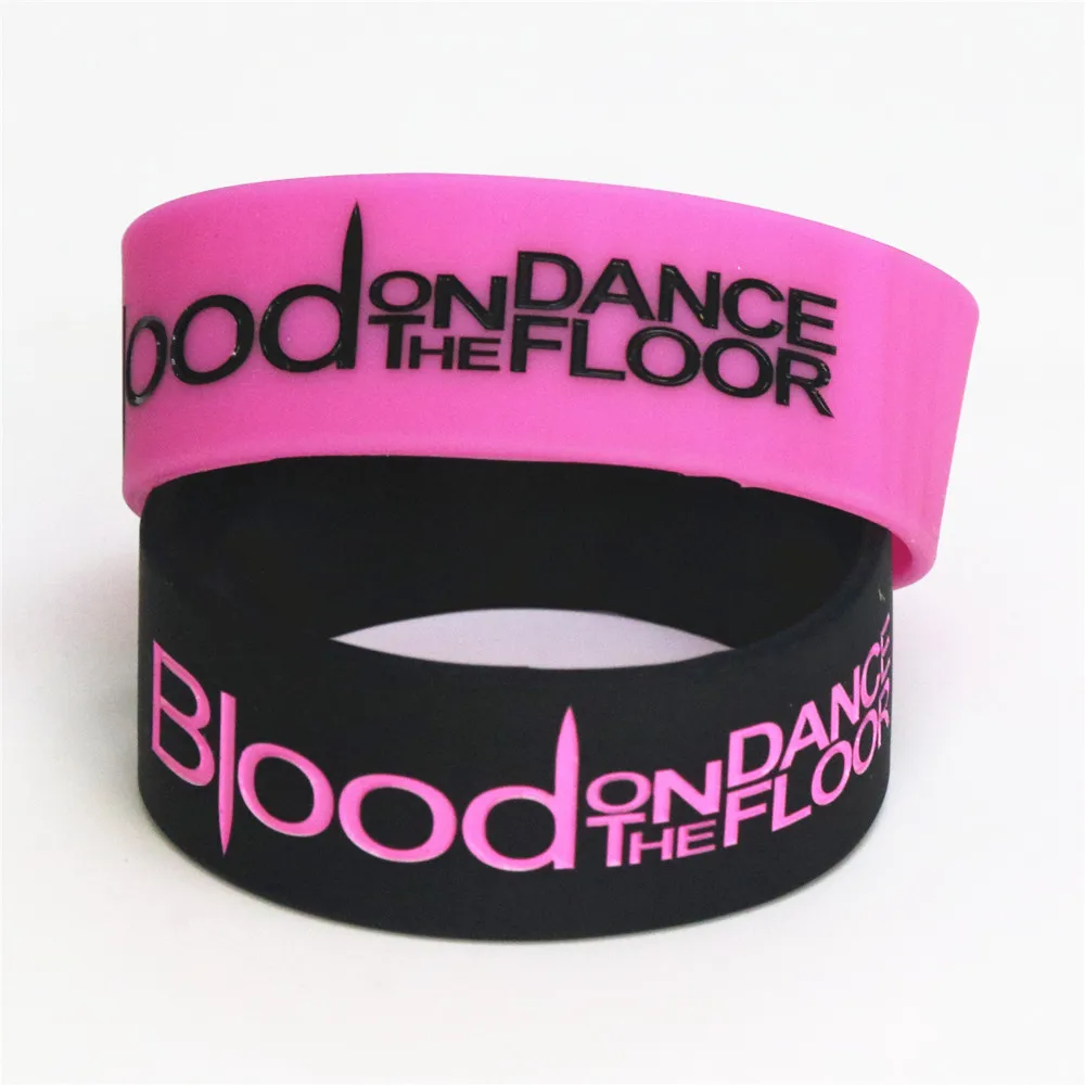 25PCS Blood On The Dance Floor Silicone Wristband 1