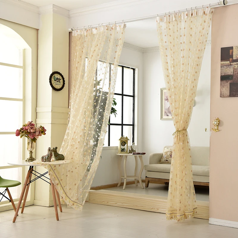 Custom Made Curtain Fabrics Bedroom Window Tulle Voile Kitchen Sheer Organza Luxury Curtains For Living Room Curtain Drapes