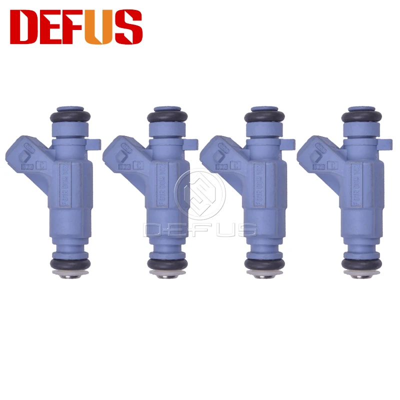 

DEFUS 4pcs OE F01R00M102 Bico Fuel Injector Nozzle For Gasoline Petrol Engine Injection High Impedance Flow Matched New Arrival