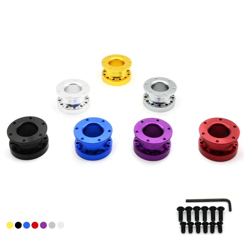 

Universal Steering Wheel Hub Spacer 51MM Steering Wheel Hub Boss Kit Adapter Spacer