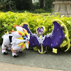 2 Styles Pokemon Plush Toy Alola Solgaleo & Lunala Sun Moon Stuffed Animal Cartoon Soft Doll Gift