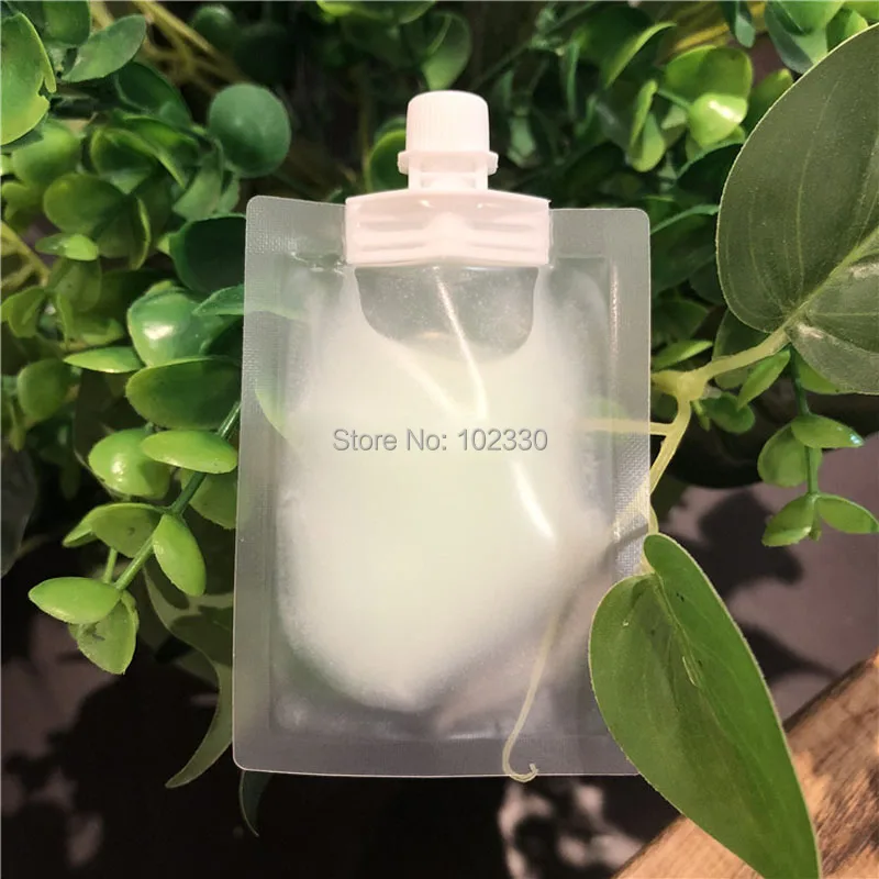 

1000pcs 5ml Sample Liquid Plastic Spout Bag Translucence Cream Lotion Packaging Pouch For Cosmetic Makeup Premium Giveaway