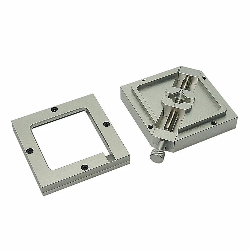 BGA Rework Machine Accessory 90MM Silver BGA Reballing Station Stencils Template Holder Foxture Jig for BGA Reballing