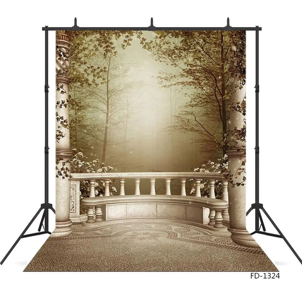 Pavilion Mist Photographic Backgrounds Vinyl Backdrops Photo Studio for Wedding Portrait Camera Photo Photo Studio Fotografia