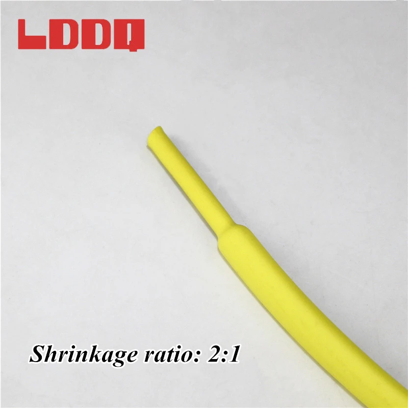 LDDQ 10m Heat Shrink Tubing 3mm PE Shrinkable Tube Black White Transparent Red Green Yellow Blue 2:1 Electric Wire Cable Tubing