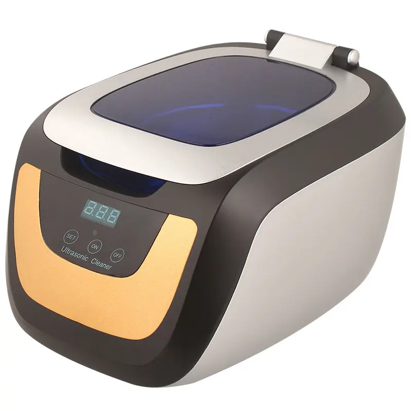 Máquina de ultrassom para limpeza doméstica, programa digital de 750ml, para relógio, jóias, óculos, lâminas dentárias, escovas de dentes