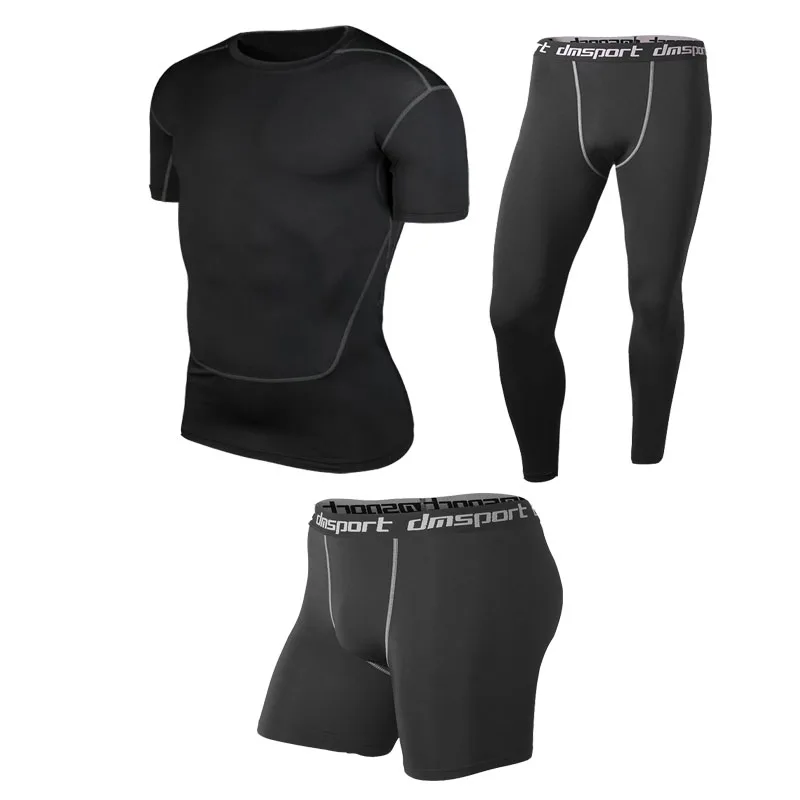 

3 Pcs/lot Thermal Underwear Men Quick Dry Anti-microbial Stretch Fitness Thermo Underwear Long Johns Winter Lucky John Shorts