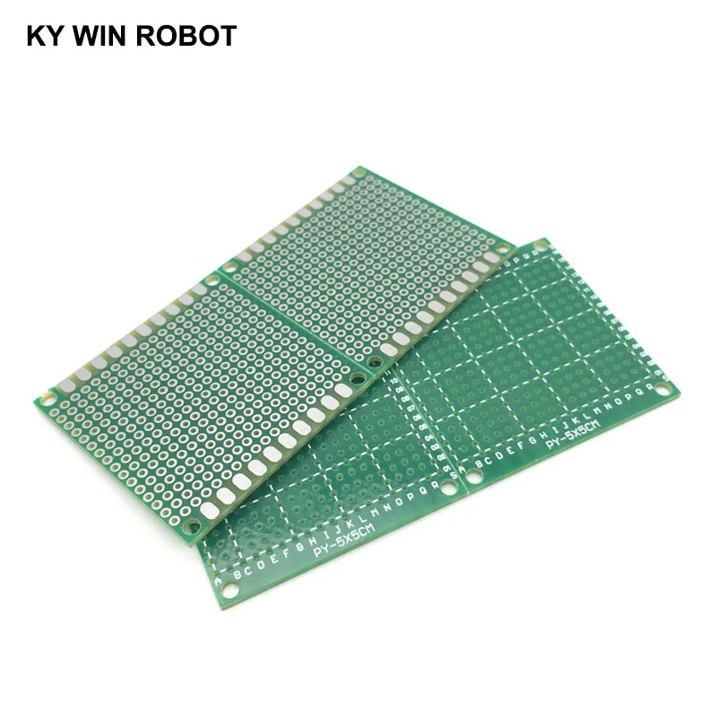 5db 5x5cm 50x50 mmes egységes Lanka Prototípus Nyomtatott áramkör Univerzális Nyomtatott Kerülő út Pást protoboard számára arduino