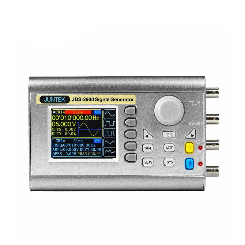 New 60MHz JDS2900 Handheld Dual Channel DDS Function Signal Generator Pluse Signal Source