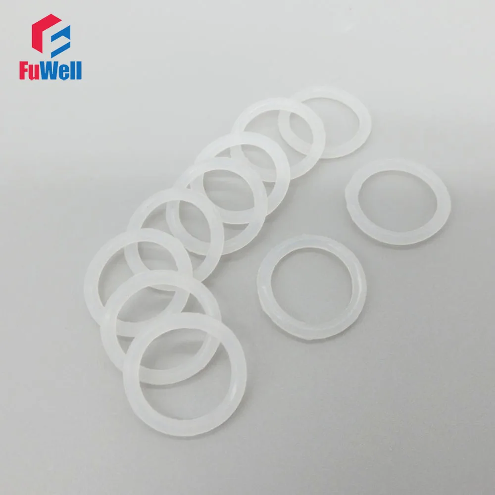

White O-ring Silicon Food Grade Sealing Ring 1.5mm Thickness 4.5/5/5.5/6/6.5/7/7.5/8/8.5/9mm OD O Rings Seals Gasket Washer
