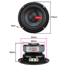 4 Inch Hi-Fi Subwoofer Deep Bass Speaker #2