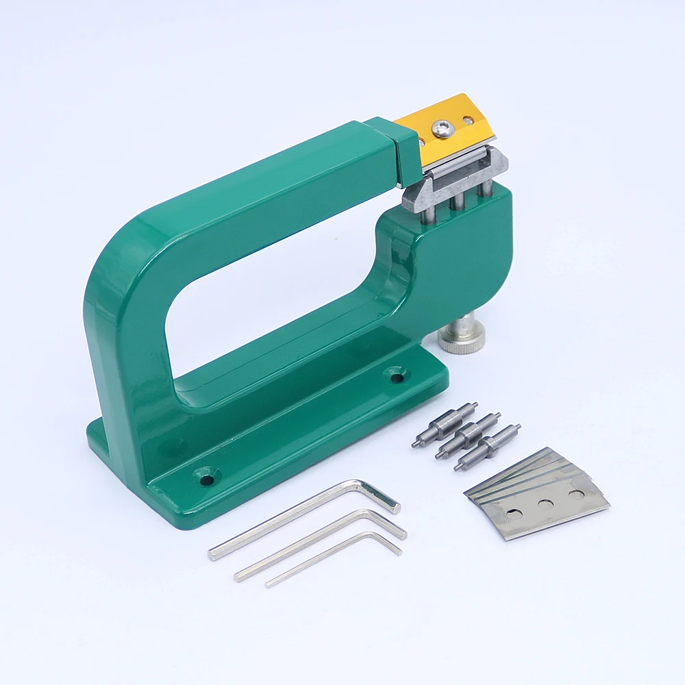 

Aluminum Leather Splitter Tool Manual Leather Paring Device Kit Leather Skiver Peeler Leather Tool With Blades max 30mm width