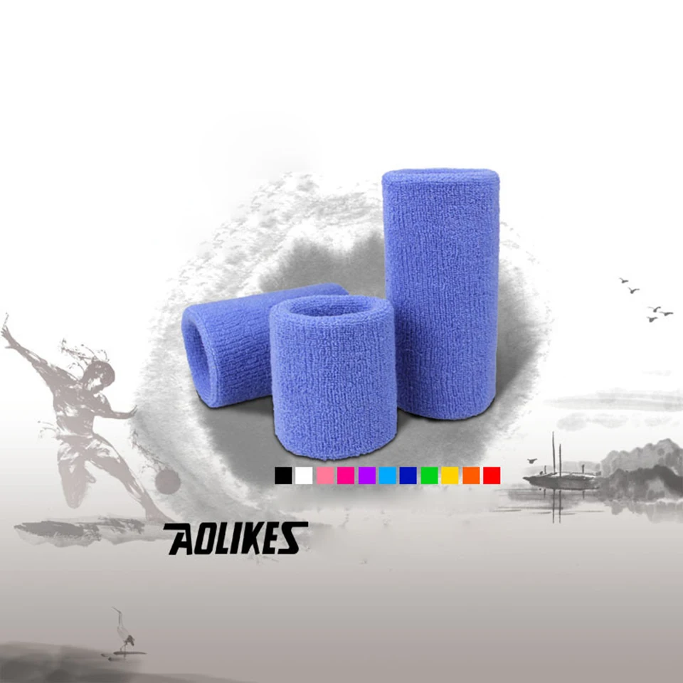 AOLIKES 1PCS Sport Wristband Brace Wrap Bandage Gym Strap Running Sport Safety Wrist Support Padel Pulseira Badminton Wrist Band