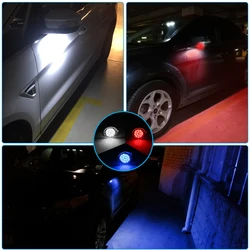 2pcs Car LED Under Side Mirror Puddle Light For Ford  Mondeo Taurus F-150 Edge Fusion Flex Explorer Expedition Auto Accessories