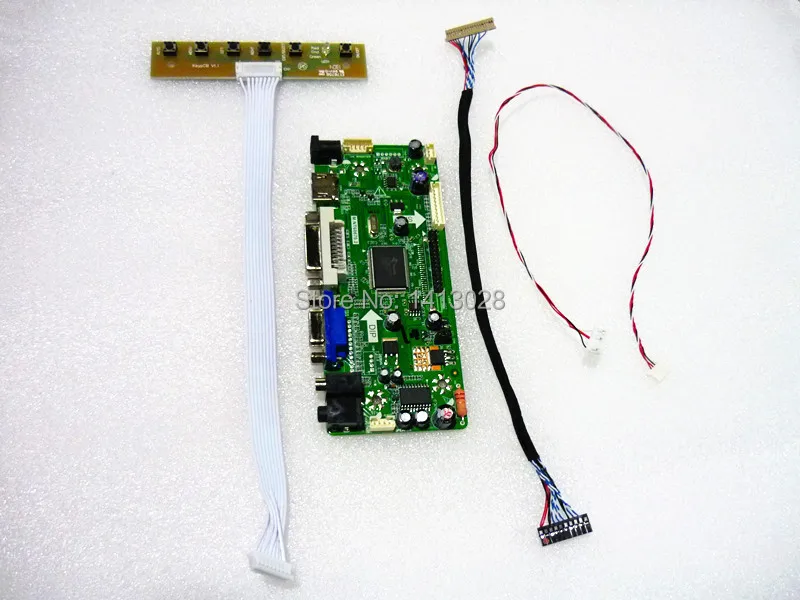 HDMI+DVI+VGA+Audio LCD Controller Board Work for 15 inch G150XTN3.0 1024*768 LCD Panel Drive control suit