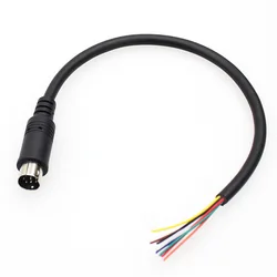 Oderwany przewód Yaesu CT-62 kabel CAT 8 Pin Mini Din męski Adapter szeregowy do Yaesu band data cat liniowy tuner FT-897 FT-897D