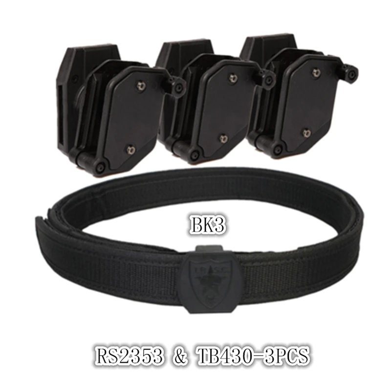 Tactical Skirmish IPSC Belt & Holster Speed Magazine Pouch Set Competition Shooting Belt Tactical Mag Holster Pistol Quick
