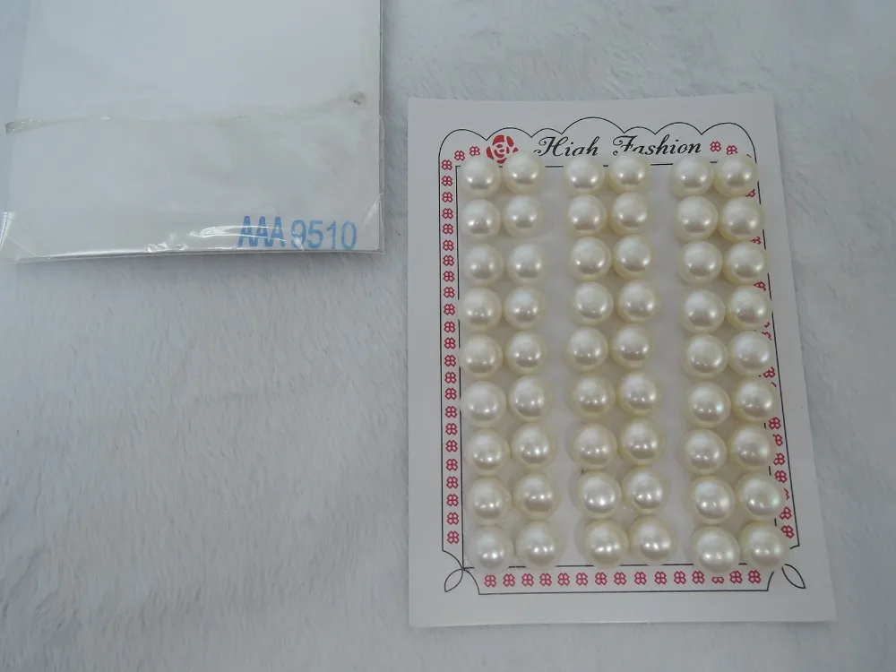 HIGH QUALITY PEARL BEADS,100% freshwater high quality loose pearl in paired -AAAAA