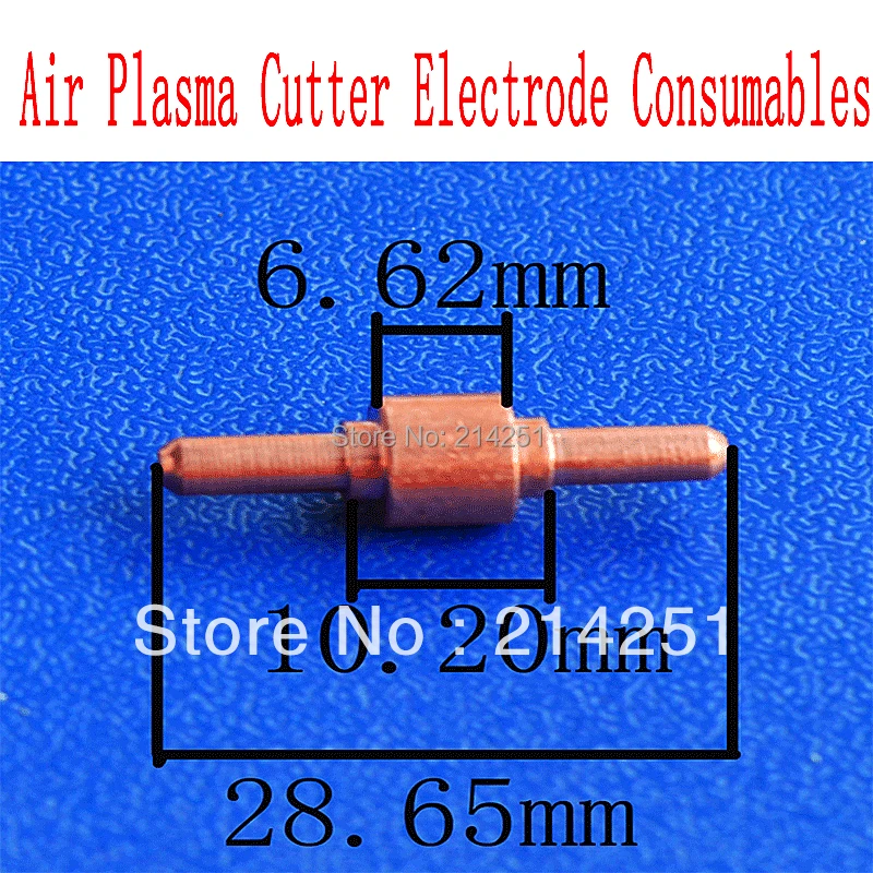 

10pcs PT31 TORCH Air Plasma Cutter Cutting Consumables Electrode