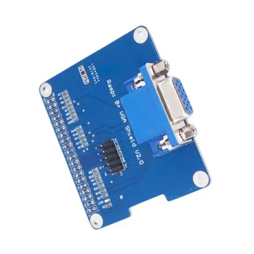 Placa de expansión VGA Shield V 2,0, interfaz VGA extendida a través de GPIO, Compatible con Raspberry Pi 3, modelo B/ Pi 2B / B +/ A +