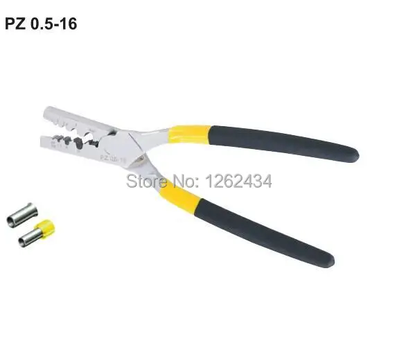 PZ 0.5-16 GERMANY STYLE SMALL CRIMPING PLIER Insulated and non-insulated ferrules 0.5-16mm