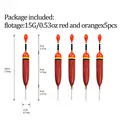 5 piezas de 15g rojo