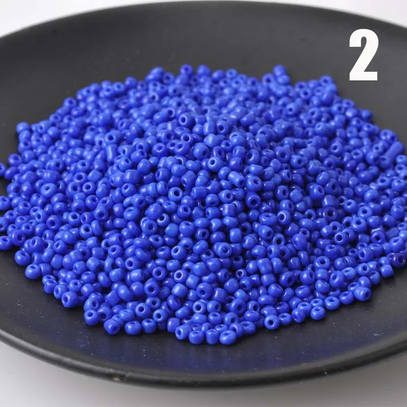 18 colors 3mm 500pcs Czech Glass Seed Solid Spacer beads For jewelry making DIY BLSS03X