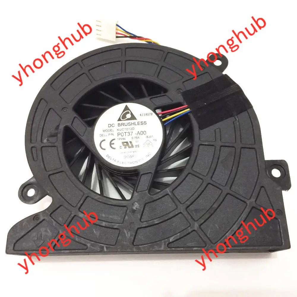 

Delta Electronics KUC1012D BJ01 DC 12V 0.75A 4-wire Server Cooling Fan