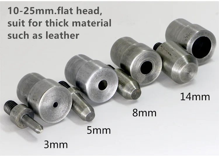 Stoff Papier Leder Loch Punch Cutter Werkzeug Sterben Form für Hand Drücken Maschine Installieren Niet, Taste, Eyelest, leder Handwerk Werkzeug – Detail 4