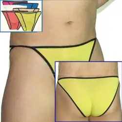 Male strip transparent briefs ultra-thin nylon rack