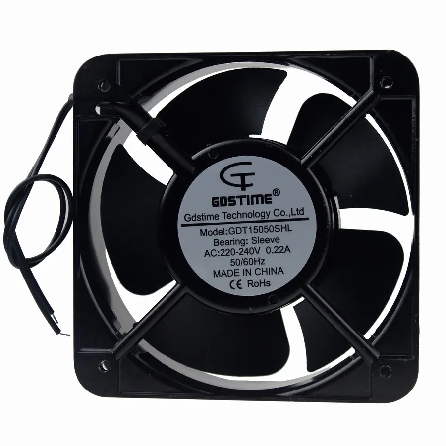 Gdstime 15050 15cm 150mm 150x150x50mm 240V 220V Brushless AC Cooling Ventilation Fan