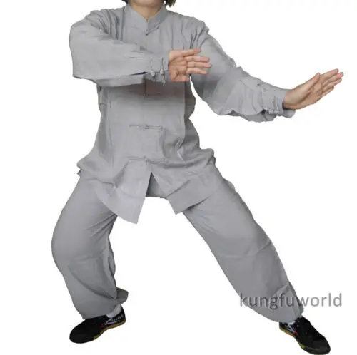 Tai chi Uniform Cotton Summer Kids and Adults Martial arts Kung fu Suit Wushu Taiji Clothing