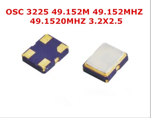 10PCS Active SMD คริสตัล Oscillator 3225 45.1584M 45.1584MHZ 3.2*2.5มม.4ฟุต PXO/OSC 3225 49.152M 49.152MHZ 49.1520MHZ 3.2X2.5