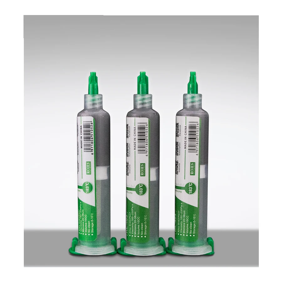 10CC 183 degrees Solder Paste Flux No-clean Original RELIFE Soldering Paste RL-403 Solder Tin Sn63/Pb67 For soldering iron