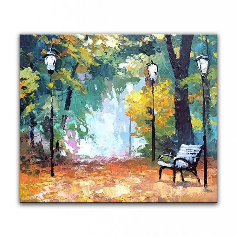 

DONGMEI OILPAINTING Hand Painted oil painting Home Decoration painting Knife Painting landscape pictures DM1705041