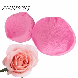 2Pcs/set Big Rose Flower petal Sugarcraft Silicone Fondant Molds Wedding Cake Decorating Tools dessert decorators moulds D1284