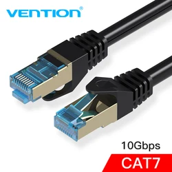 Vention Cat7 kabel Ethernet RJ45 Gigabit kabel sieciowy Lan rj45 Patch Cord 1m2m3m4m5m10m40m na PC Router kabel do laptopa Ethernet