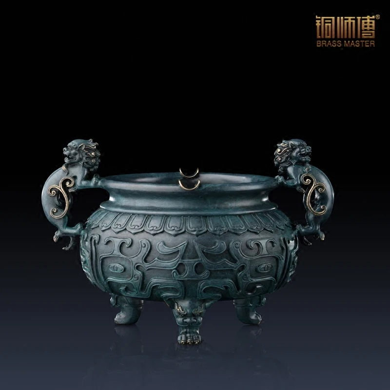 

Copper copper ornaments "powerful dance master (" ashtray) Home Furnishing jewelry crafts copper ashtray