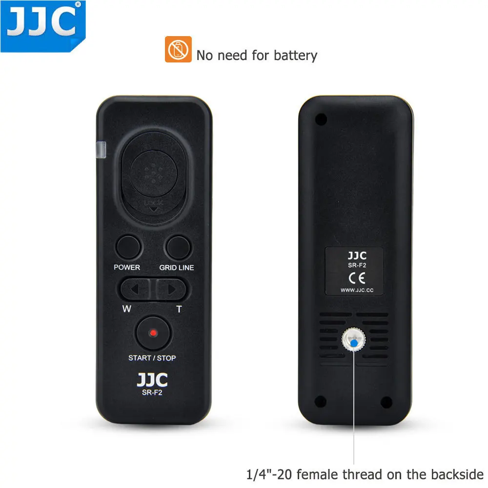 JJC RM-VPR1 Remote Control Controller Commander for Sony A7 IV a7SIII ZV1 A6500 A6300 A6000 A5100 A5000 NEX-3NL A7S A99II A7RII