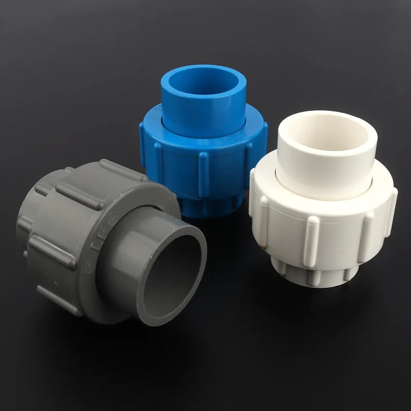 

10pcs/lot Inner Dia.32mm PVC Union Connectors Garden Irrigation Water Tube Fittings Pipe Quick Joint Aquarium Tank Adapter Tools