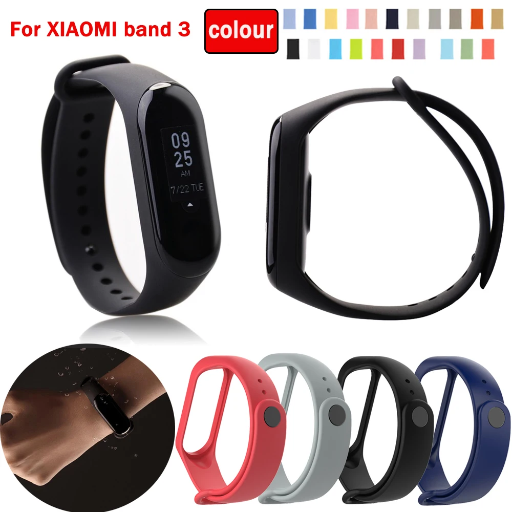 Bracelet watch band  For Xiaomi Mi Band 4 /Mi Band3 Replacement Original Silicone Smart Wristband Fitness Tracker wrist strap