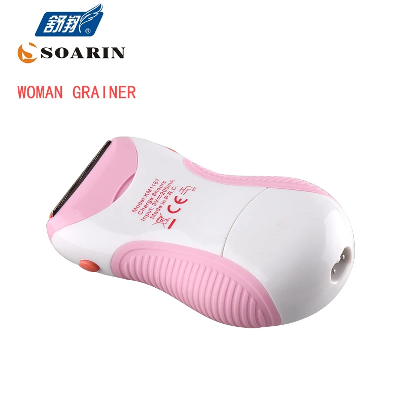 KEMEI Armpit Hair Removal Device Only Ladies Pink Epilator Epilasyon Lady Shaver Hair Removal Beard Shaver For Body Rechargeable