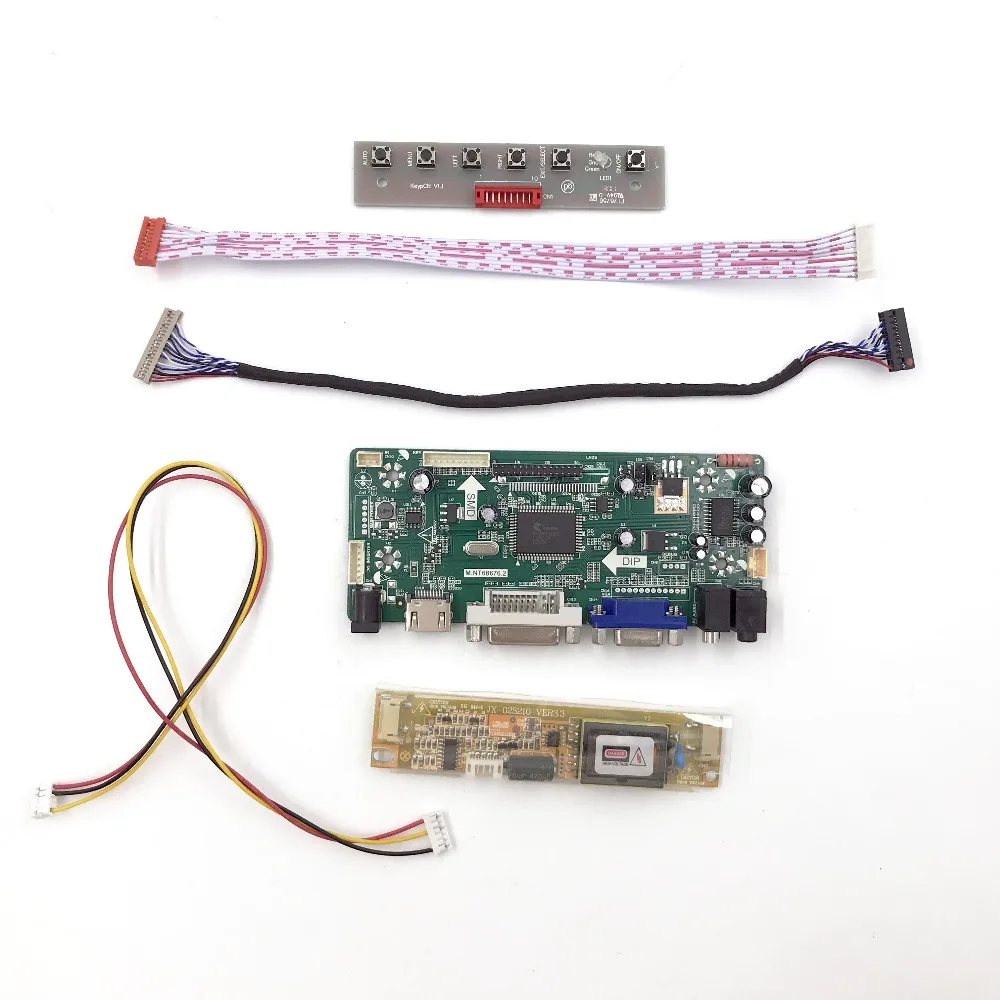 M。NT68676.2A vga dviオーディオlcdコントローラボード15インチ1024 × 768 CLAA150XP01 2ccfl lvdsモニターキット簡単にdiy