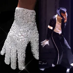 Billie Jean klasyczny MJ Michael Jackson Rhinestone ostateczny kolekcja kryształ rękawica Handmade 100% jednostronnie