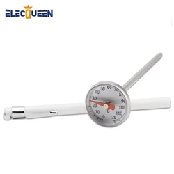 Classic Instant Read Pocket Thermometer Clearly Large Dial & Fast Sensor Precision Stainless Steel Home Brewing Thermometer